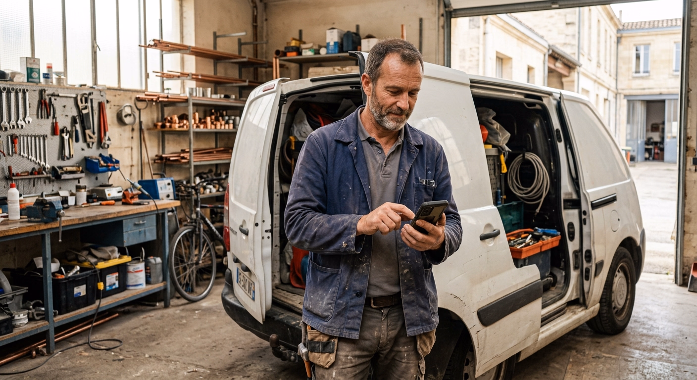 Agenda en ligne et prise de rendez-vous automatique pour artisan à Bordeaux