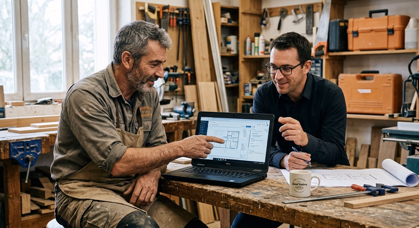 Agent IA sur mesure ou SaaS générique : que choisir pour un artisan ?