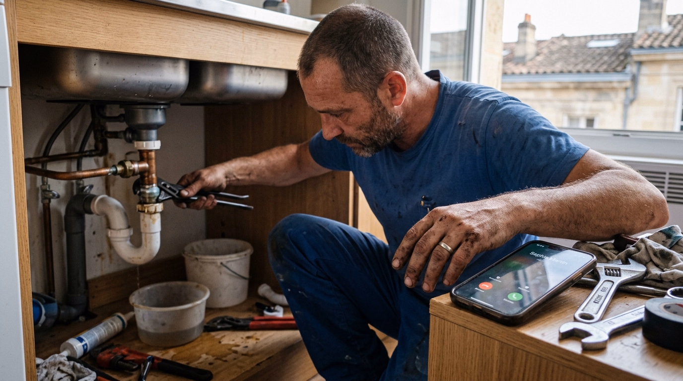 Standard téléphonique IA pour artisan à Bordeaux : ne plus rater un appel