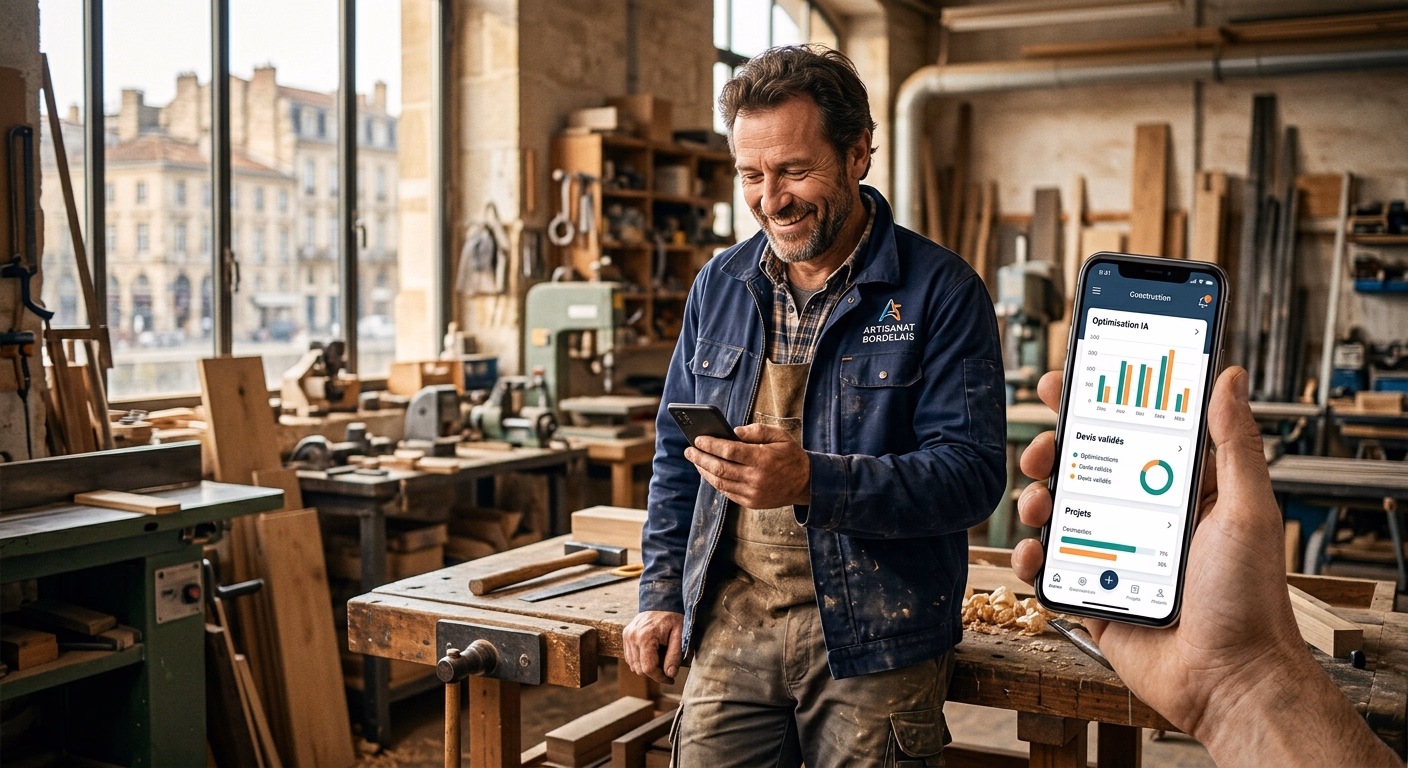 Témoignage : comment un artisan de Bordeaux a transformé son quotidien avec l'IA